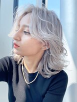 アルバム 池袋(ALBUM)&nbsp;ギャルスタイル_チェリーブラウンフェミニンロング_49314