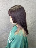 インナーカラー姫カット