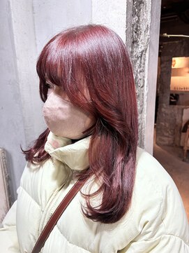 ロイジー(roijir) 【表参道　roijir】柔らか暖色カラー×ピンクラベンダーカラー