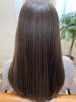 ギフト 甲府店(gyfu&)&nbsp;艶髪、まとまり、髪質改善カラーセミロング