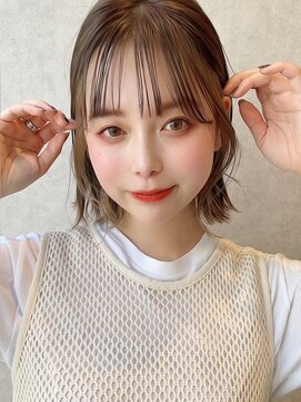 サンド クリア 横浜本店(sand clear) ベルボブ×イヤリングカラー