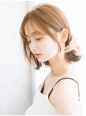 透明感ハイトーンミディ