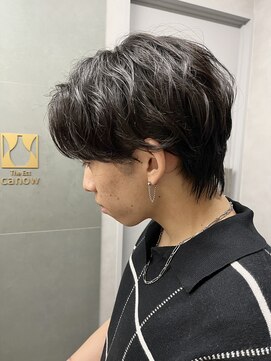 ジエクト カナウ(The Ect canow) メンズパーマモテる波巻きパーマ韓国ヘアマッシュツーブロック