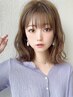【前髪顔回り縮毛矯正】+全体カット+マスクトリートメント　12400