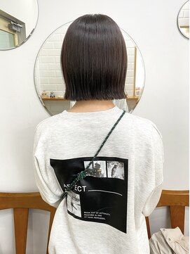 ハイフ(haif) 【haif】パツッと切りっぱなし外ハネボブ