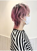 メンズウルフヘア