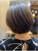 【アッシュブラウン/ショート/似合わせボブ】#Ameri  #南森町