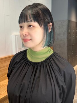 アイティー バイ アルバム 中野店(IT by ALBUM) エモージュブルーシルバーフレンチカジュアル_ba487781