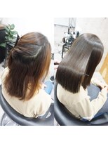 ヘアテリア リュウ 大塚(hair teria ryu) 縮毛矯正/髪質改善/シルキーストレート/艶カラー