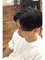 メルシー トータル ブランディング サロン(merci TOTAL BRANDING SALON) メンズ ナチュラルセンターパート
