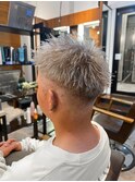 【IRIE HAIR赤坂】ブリーチ×ハイトーン×スパイキーショート