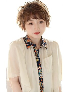 フレイムス 高崎(Frames) 【Frames高崎】『つや感スタイリング☆』柔らかカールショート