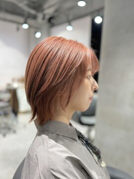 リーオオサカ(Lee Osaka) 【Lee大阪店】伸ばしかけレイヤー×コーラルベージュ/新出