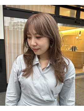 ランリ 名古屋名駅(ranri) 【20代後半】ミルクティーベージュ　NANAMI