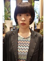 ナビッジ(NABIGE)&nbsp;ワイドバングのマッシュボブ