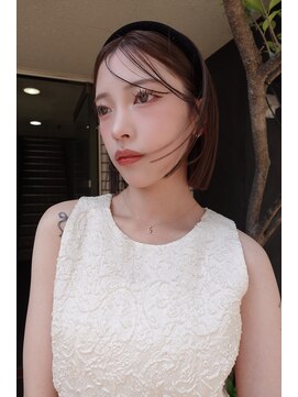 ネルケ 立川(nelke) 切りっぱなしボブ/小顔ボブ/ミニボブ/ラインボブ/コンパクトボブ