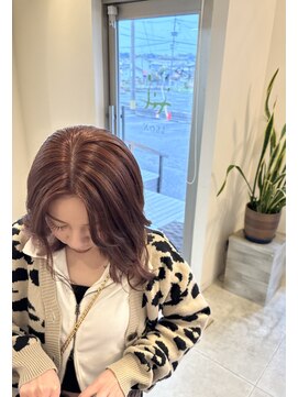 レオン(LEON) ピンク　ブリーチなしダブルカラー