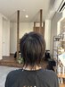 カット+白髪抜毛改善スパ