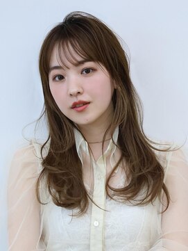 アース 熊本光の森店(HAIR&MAKE EARTH) 軽やかに揺れる透け感ロング