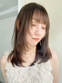 シロ(SiLO)の写真/顔まわりの動きや毛先の質感にこだわり、伸ばしている途中でも可愛くなれるそんなヘアをご提案します♪
