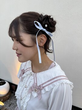アオトソラ くらげヘアアレンジ