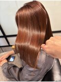 丸型◎髪質改善カラーで作るアッシュベージュ[稲毛駅/白髪染め]