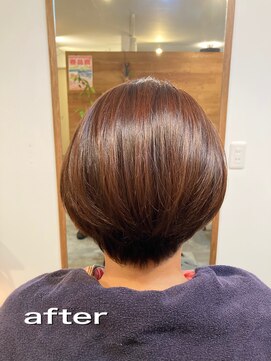 テール(TERRE) 気功カット　ビフォーアフター