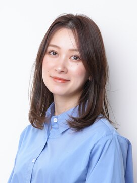 シェノン 赤羽店(CHAINON) 大人可愛いミディアムヘア透明感暗髪カラーナチュラルブラウン