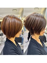 バンプ ギンザ(BUMP GINZA) 30代40代50代絶壁解消白髪ぼかし髪型ハイライト前髪山口