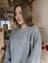 ココルアナ(coco luana)&nbsp;ミルクティーカラー/韓国/ボブ/ブリーチ