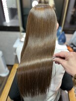 ロックス ヘアー ギャラリー(Rocks hair gallery)&nbsp;大人女性の髪質改善カラー｜透明感ヘーゼルカラー