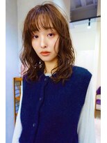 アンアミ キチジョウジ(Un ami Kichijoji)&nbsp;【unami】顔周り動くゆるふわパーマ　澤田杏奈