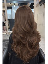 ラピス 横浜(Lapis)&nbsp;Hバタフライレイヤーカット顔まわり髪質改善ブリーチエクステ