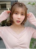 ショートボブ20代30代40代大人可愛い前下がり表参道