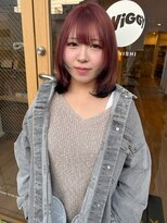 ツイギー 宮西店(TWiGGY)&nbsp;エンドカラー×ミディアムレイヤー