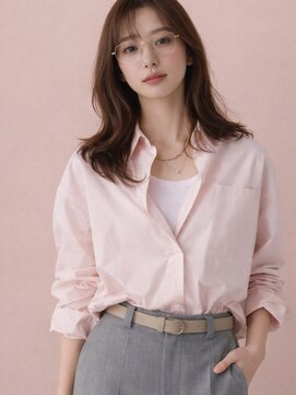 サンク(thank) 【オンオフ問わず可愛い】フェミニン×上品女優ロング