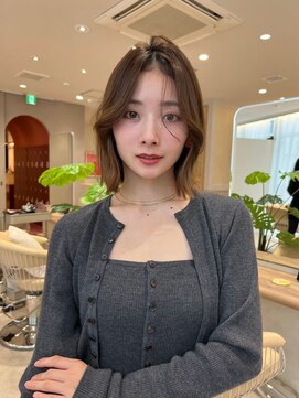 ジーナ 月島(Zina) 髪質改善*ワンホンレイヤーラテグレージュ*美髪【Zina月島】