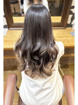 桃の木 ヘアー(桃の木 hair) グラデーションカラー×ベージュ