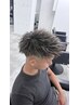 【安藤指名限定】ホワイトメッシュ+パーマ+カット