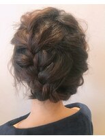 モードケイズ 尼崎店(MODE K's) 編み込みルーズアレンジ