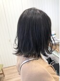 【morio坪井】外ハネダークグレージュ