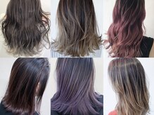 【バレイヤージュカラー】海外セレブ定番の大人気カラー★ブリーチ/ハイトーン