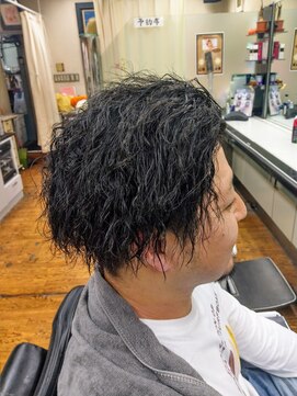 まるいわ メンズパーマ