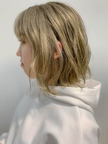 テトヘアー(teto hair) ブロンドベージュ、プラチナブロンド、外国人風
