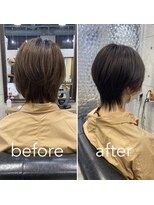 ヘアサロン ドットプラス 町田店(dot. plus)&nbsp;【中西里美】すっきりウルフスタイル☆dot.plus町田