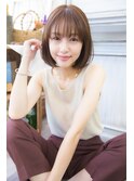 ニュアンスカラー ボブショート