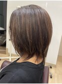 ハイライトボブ・２０代・３０代・４０代・大人可愛いボブ