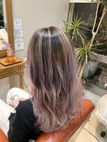 ヘアー クラージュ(hair courage) バレイヤージュカラー