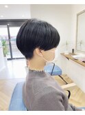 暗髪にも合うショートスタイル☆