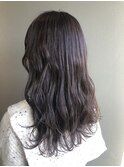 暗髪グレージュ